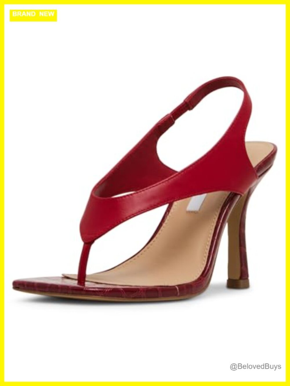 Steve Madden Improv Heeled Sandal Leather Slingback Stiletto
